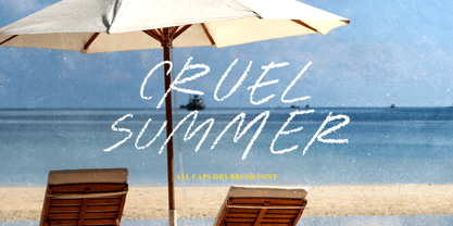 Cruel Summer Font Poster 1