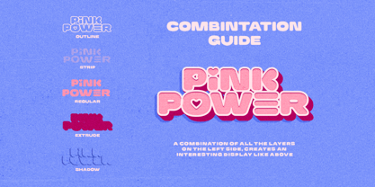 Pink Power Font Poster 2