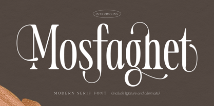 Mosfaghet Font Poster 1