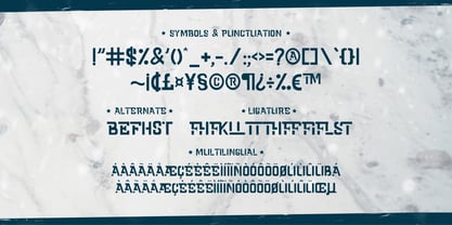 Cold Army Font Poster 3
