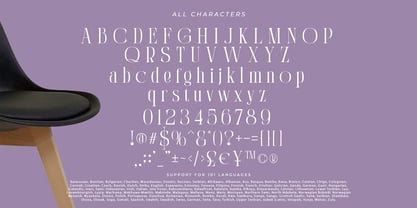 Reline Rosery Font Poster 9