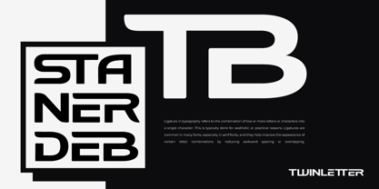 Altroned Font Poster 2