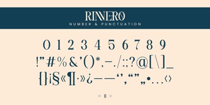 Rinnero Font Poster 11