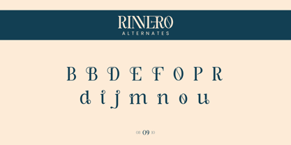 Rinnero Font Poster 9