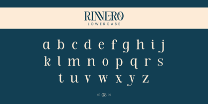 Rinnero Font Poster 8