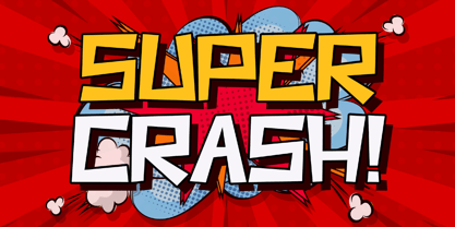 Super Crash Font Poster 1