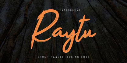 Raytu Font Poster 1