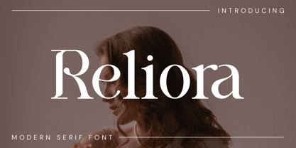 Reliora Font Poster 1