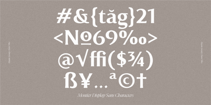 Montier Variable Font Poster 2