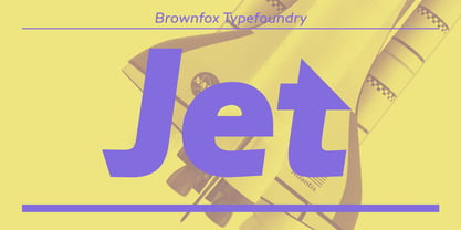 Jet Font Poster 1