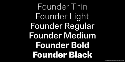 Founder Font Poster 2