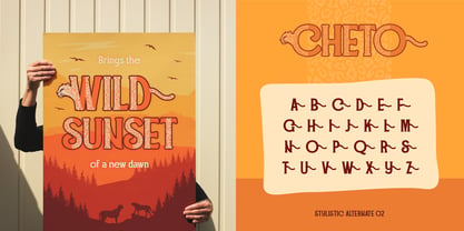 Cheto Font Poster 8