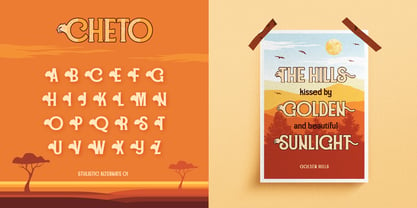 Cheto Font Poster 6