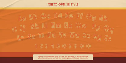 Cheto Font Poster 3