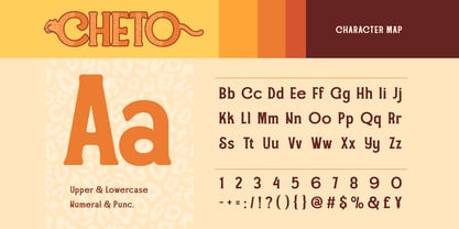 Cheto Font Poster 2