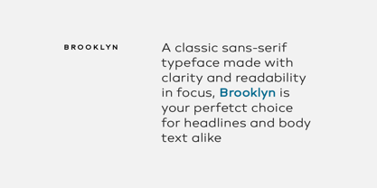 Brooklyn Font Poster 5