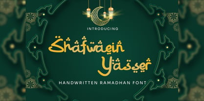 Shafwaein Yasser Font Poster 1