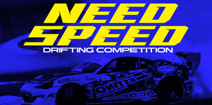 Racing Done Pro Font Poster 3
