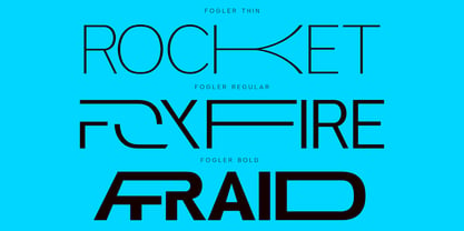 Fogler Font Poster 2