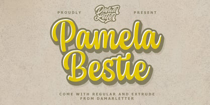 Pamela Bestie Font Poster 1