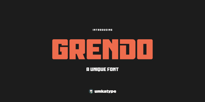 Grendo Font Poster 1