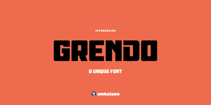 Grendo Font Poster 12