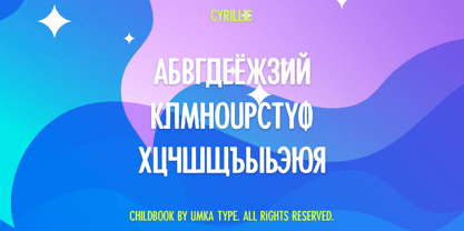 Childbook Font Poster 4