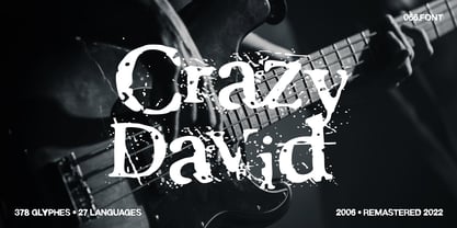 Crazy David No 2 Font Poster 1