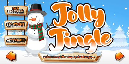 Jolly Jingle Font Poster 1