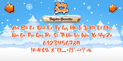 Jolly Jingle Font Poster 8