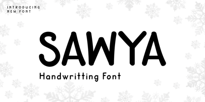 SAWYA Font Poster 1