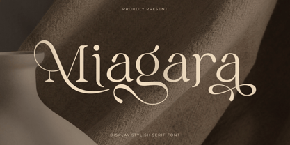 Miagara Font Poster 1