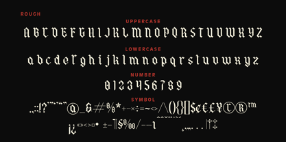 Qordhion Font Poster 5