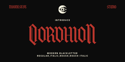 Qordhion Font Poster 1