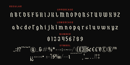 Qordhion Font Poster 4