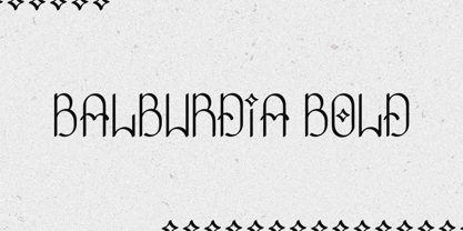 Balburdia Font Poster 1