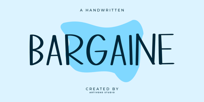 Bargaine Font Poster 1