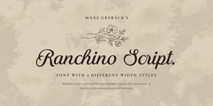 Ranchino Script Font Poster 1