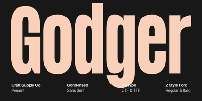 Godger Font Poster 1