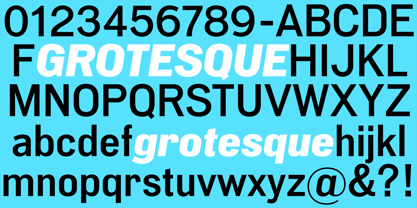 PG Grotesque Font Poster 6