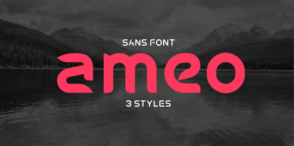Ameo Font Poster 1