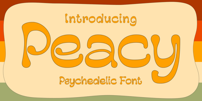 Peacy Font Poster 1