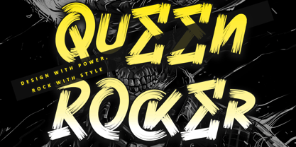 Queen Rocker Font Poster 1