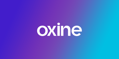 Oxine Display Font Poster 1