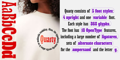 Quarty Font Poster 5