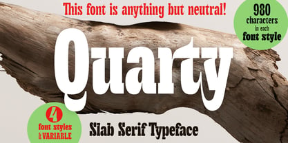 Quarty Font Poster 1