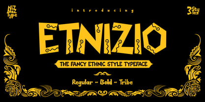 Etnizio Font Poster 1