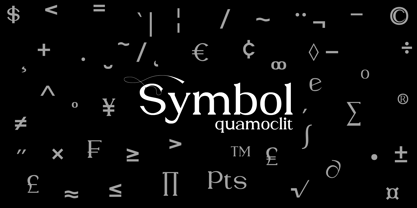 Quamoclit Font Poster 12