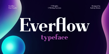 Everflow Font Poster 1