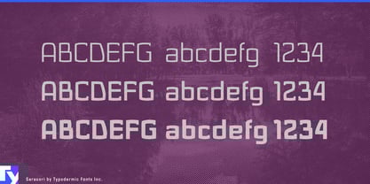 Sarasori Font Poster 4